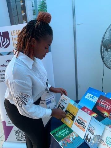 A booth at West Africa Deal Summit 2024.